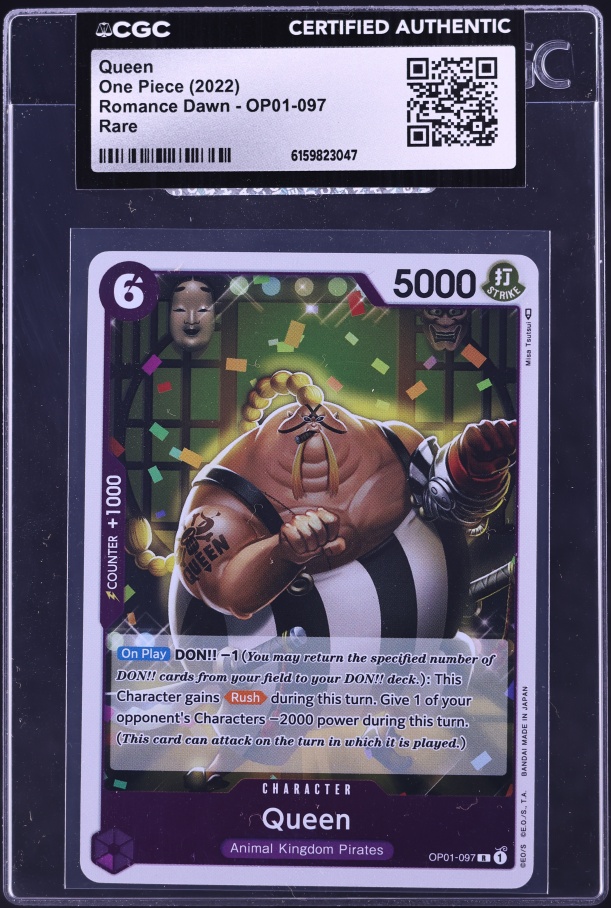 2023 One Piece Japanese Promo Official Event Prize Queen #005 PSA