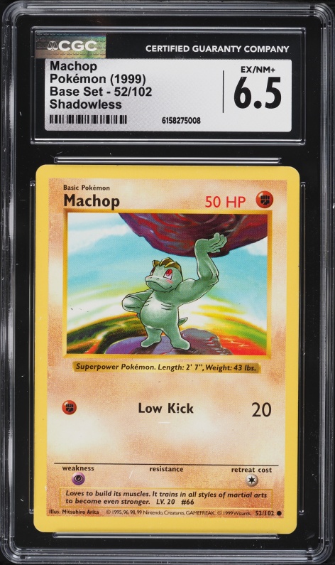 machop pokemon card Amazon.com: Pokemon Team Rocket 1st Edition Common Card #59/82 Machop :  Toys & Games