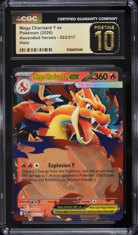 2026 Pokemon Mega Evolution Ascended Heroes Holo Mega Charizard Y