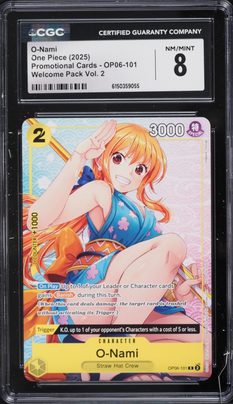 2025 One Piece Dash Pack '25 O-Nami #062 PSA 10 GEM MINT on
