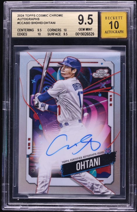 2024 Topps Chrome Cosmic Shohei Ohtani AUTO #CCA-SO BGS 9.5 GEM MINT