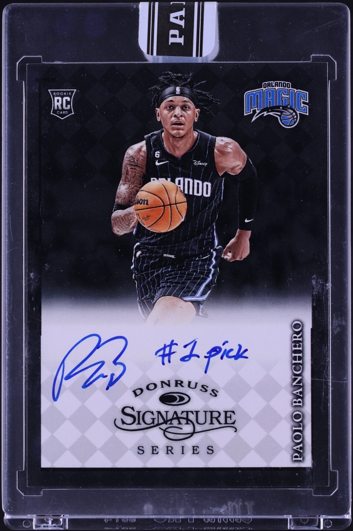2022 Panini Instant Donruss Signature Series Black Paolo Banchero ROOKIE AUTO 1/1 #DSS-1