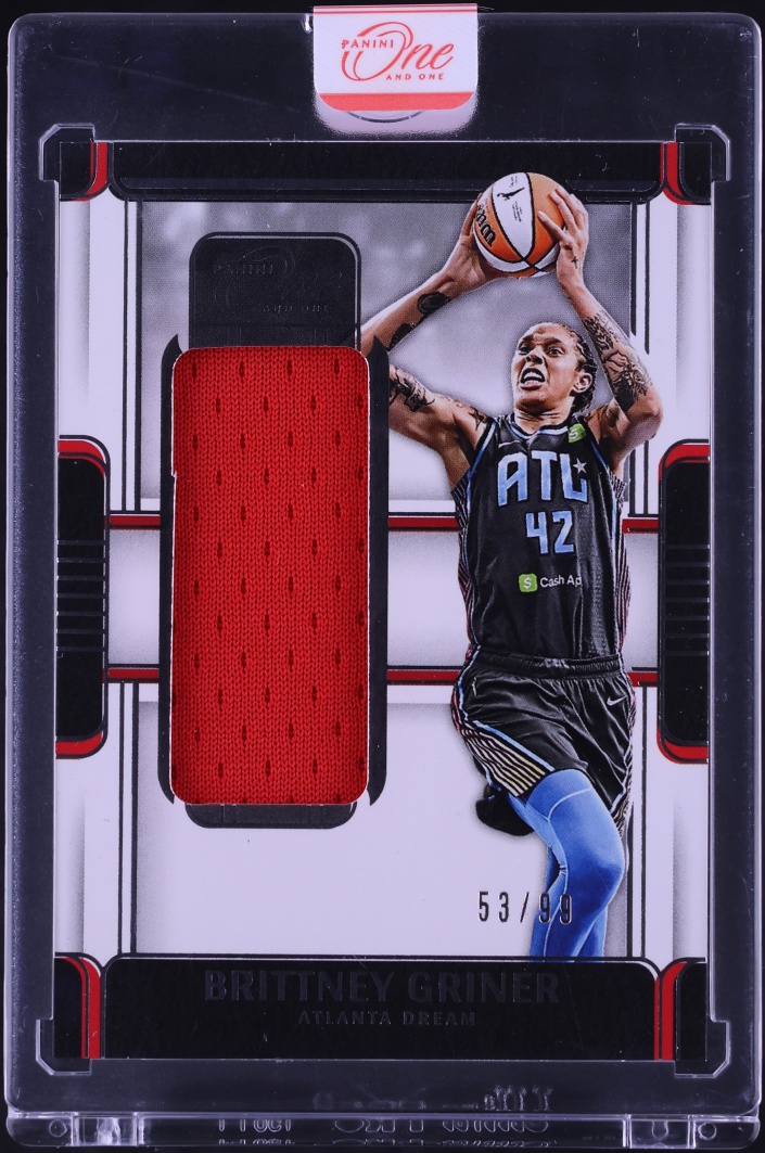2025 Panini One And One WNBA Brittney Griner PATCH /99 #MB-BG