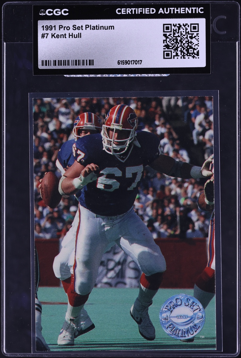 1991 Pro Set Platinum Kent Hull #7 CGC AUTH