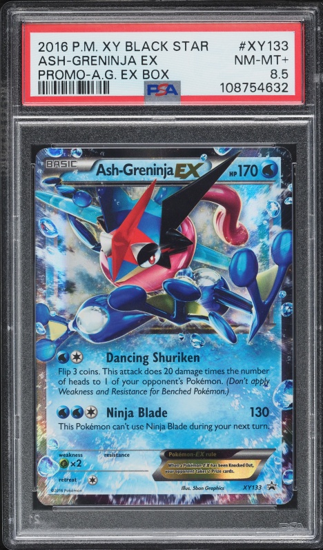 2016 Pokemon Japanese XY Promo Limited Edition B CD Ash Greninja
