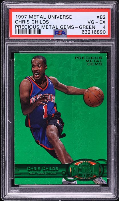 1997 Metal Universe Precious Metal Gems Dennis Rodman PMG RED /100