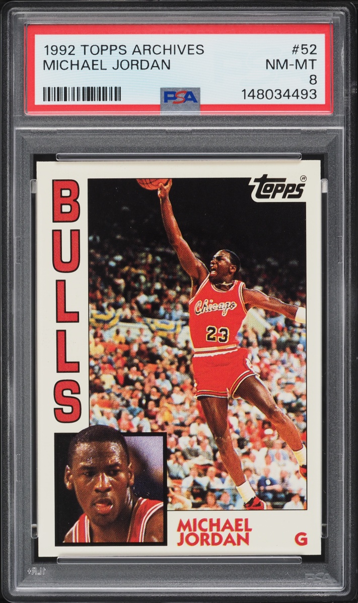 1992 Topps Archives Michael Jordan #52 PSA 8 NM-MT