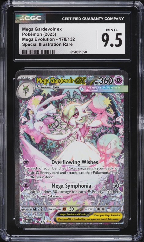 2025 Pokemon Mega Evolution Mega Gardevoir Ex #060 PSA 10 GEM MINT