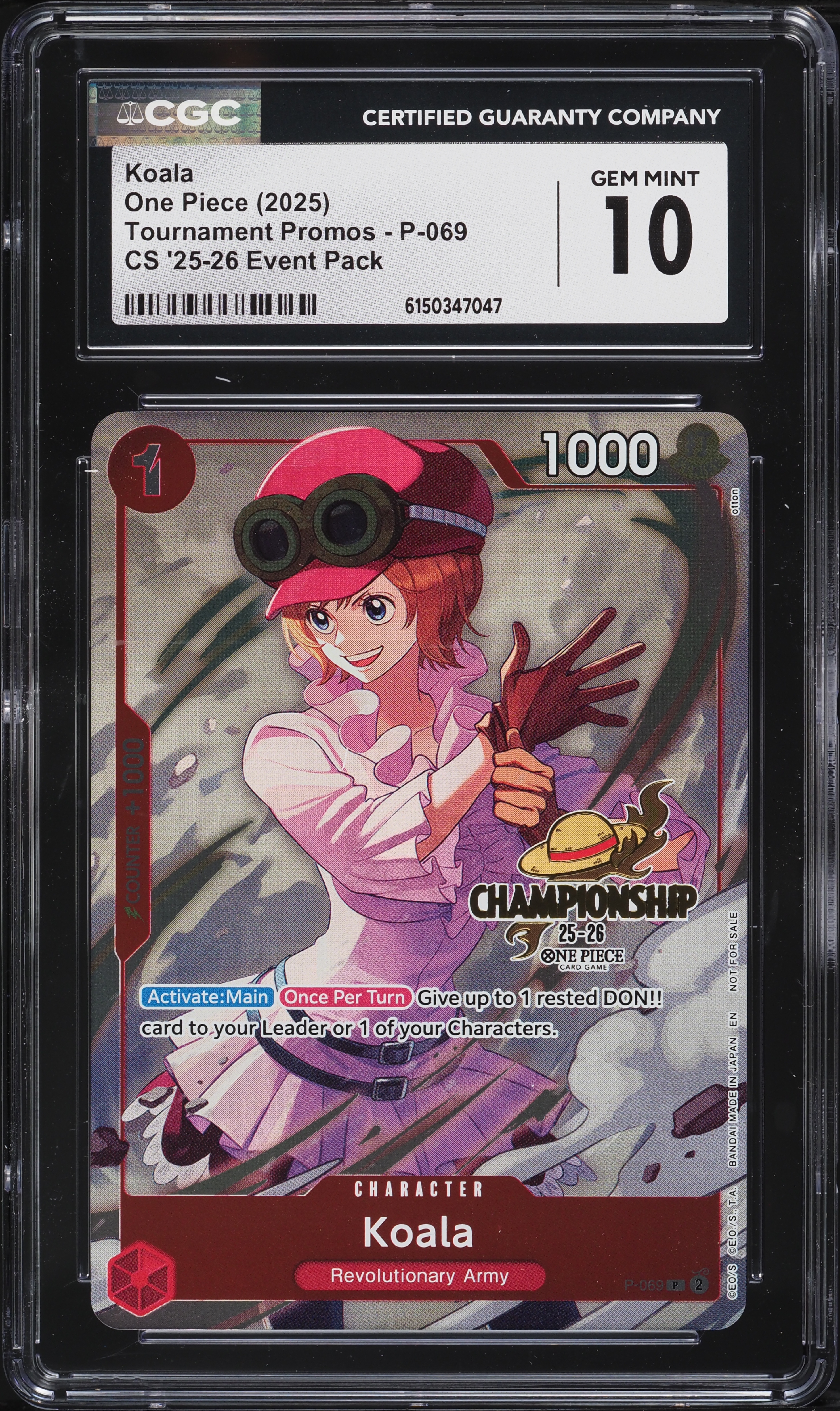 2025 One Piece Tournament Promo Championship '25-26 Event Pack