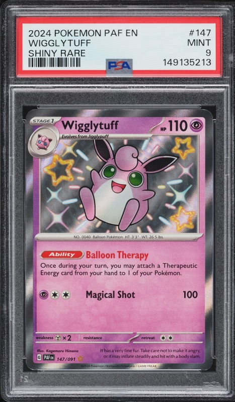 2025 Pokemon Japanese Mega Inferno X AR Wigglytuff #91 PSA 10 GEM