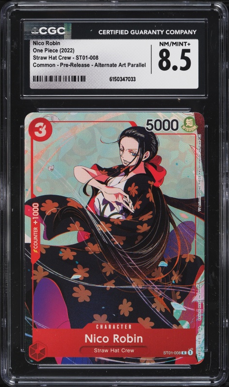 2022 One Piece Premium 25th Anniversary Nico Robin #ST01-008 CGC