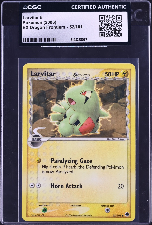 larvitar pokemon card - (41/124) - XY Fates Collide Fighting Colorless Rock Smash (10+) Flip a coin 2006 Pokemon Ex Dragon Frontiers