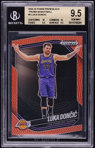 2024 Select Concourse Black Finite Luka Doncic 1/1 #56 PSA 10 GEM