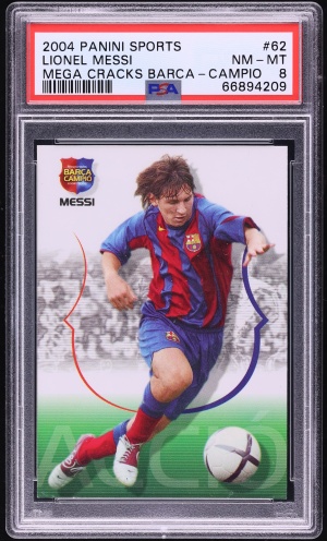 2004 Panini Sports Mega Cracks La Liga Lionel Messi ROOKIE #71 BGS