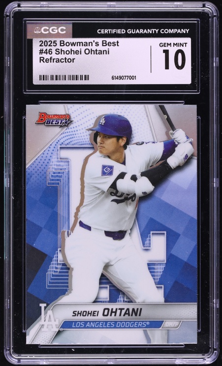 2025 Bowman's Best Refractor Shohei Ohtani #46 CGC 10 GEM MINT