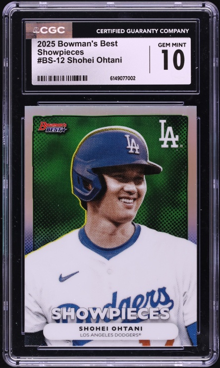 2025 Bowman's Best Showpieces Shohei Ohtani #BS-12 CGC 10 GEM MINT