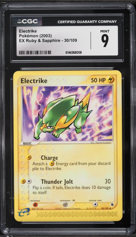 pokemon card electrike (59/107) (Stamped) [EX: Deoxys] The item available is listed in the Title Pokemon Trading Card Game Destined