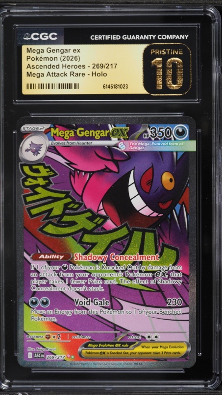 pokemon mega evolution gengar card Pokémon TCG: Mega Evolution—Ascended Heroes Tech Sticker Collection - Gastly | 3 Booster Packs main image 1
