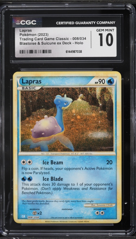 lapras holographic pokemon card Lapras - 131/165 - Scarlet & Violet 151