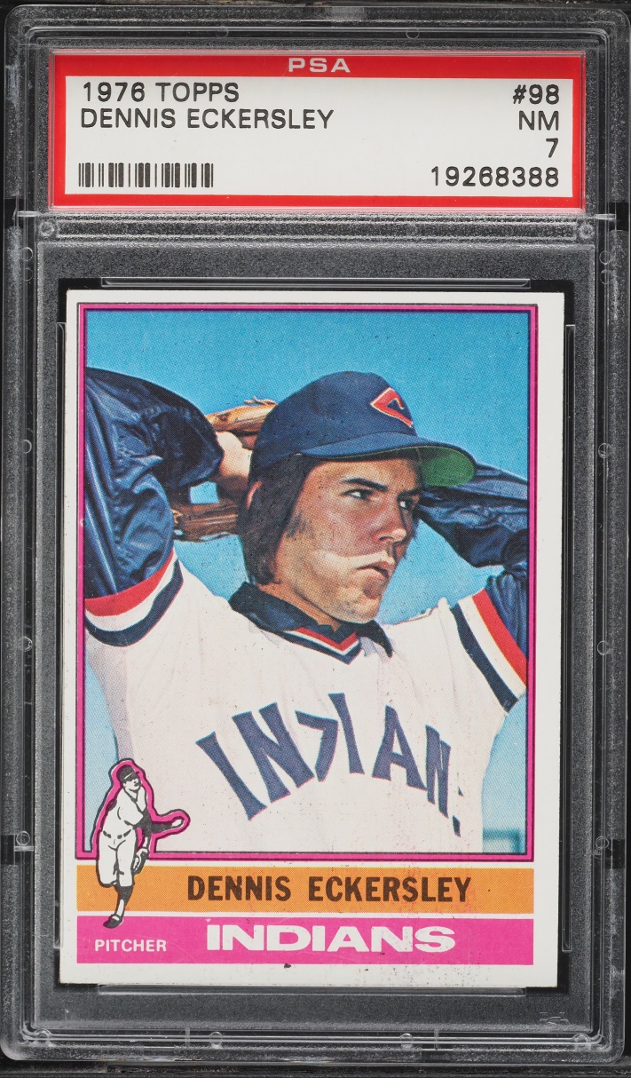 1976 Topps Dennis Eckersley ROOKIE #98 PSA 7 NRMT
