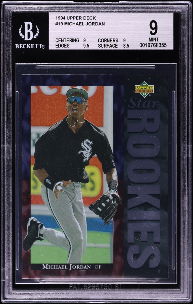 1994 Upper Deck Michael Jordan ROOKIE #19 BGS 9 MINT