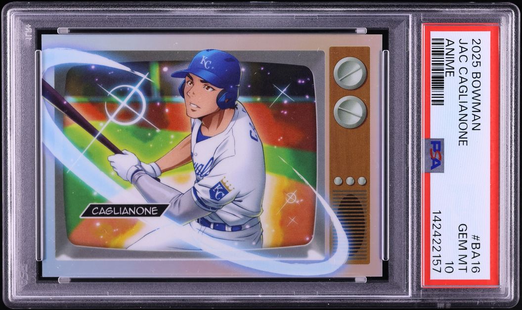 2025 Bowman Anime Jac Caglianone PROSPECT #BA16 PSA 10 GEM MINT