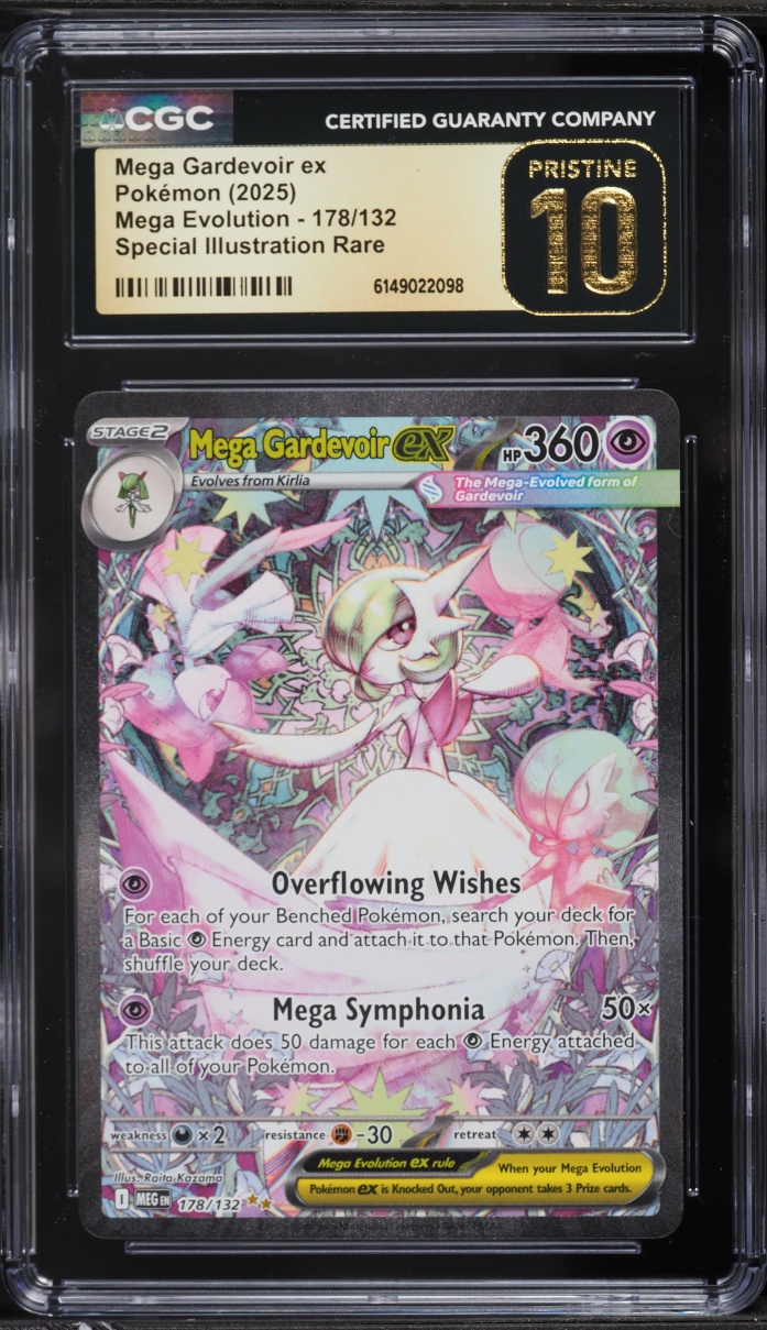 2025 Pokemon Mega Evolution SIR Mega Gardevoir ex #178 CGC 10 PRISTINE