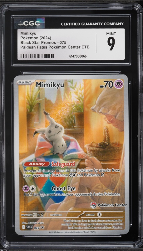 2024 Pokemon Japanese Sv-P Promo Gym Promo Pack 6 Mimikyu #156 PSA