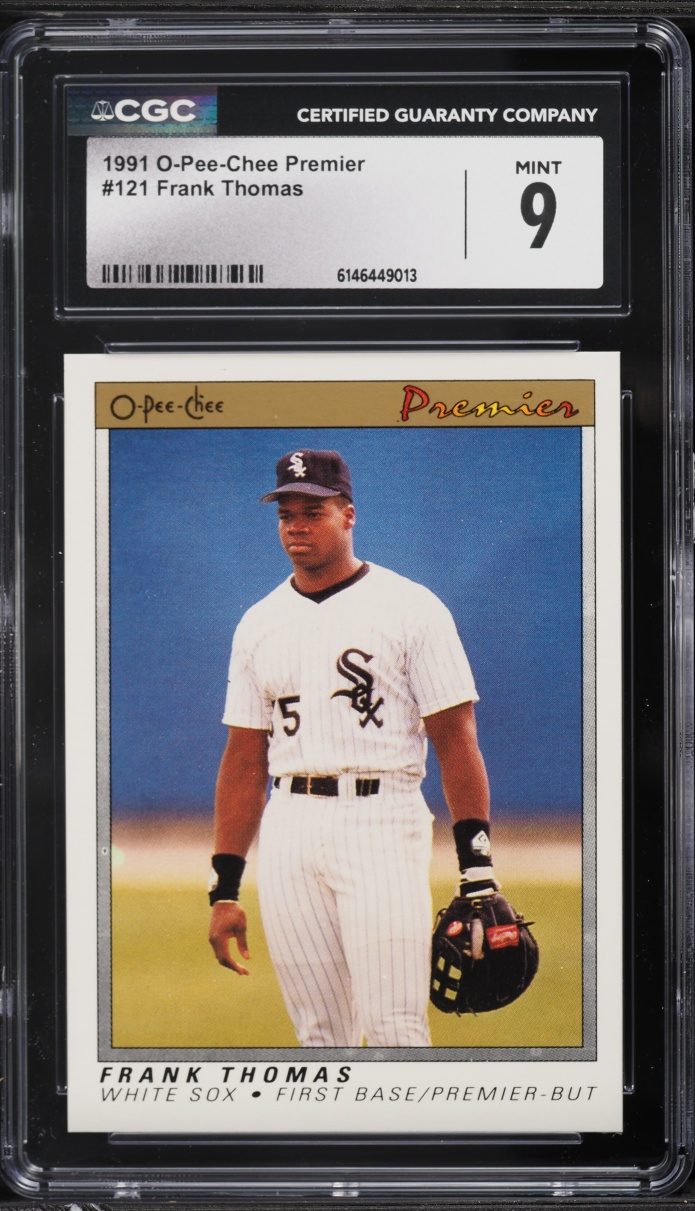 1991 O-Pee-Chee Premier Frank Thomas #121 CGC 9 MINT