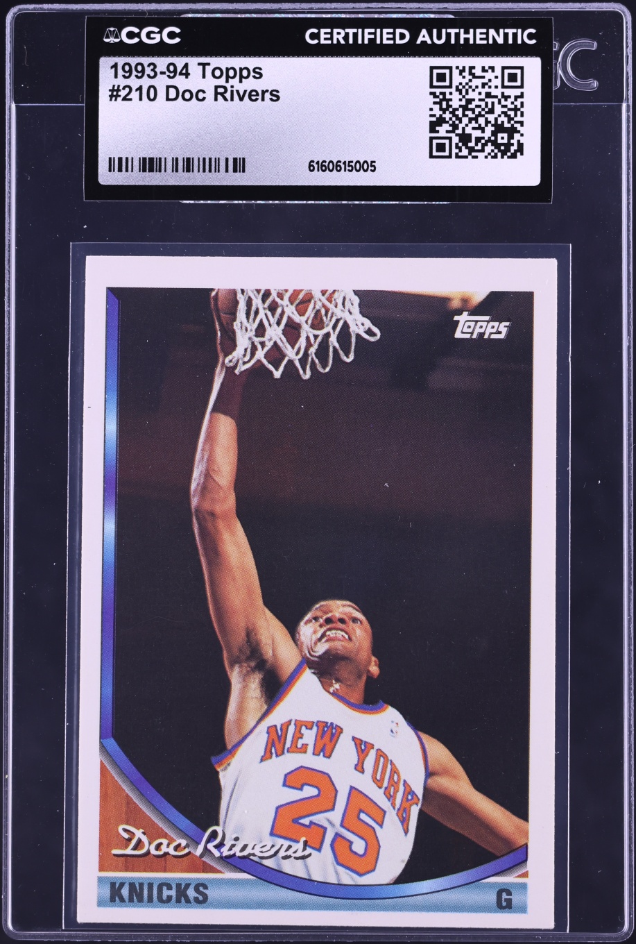 1993 Topps Basketball Doc Rivers #210