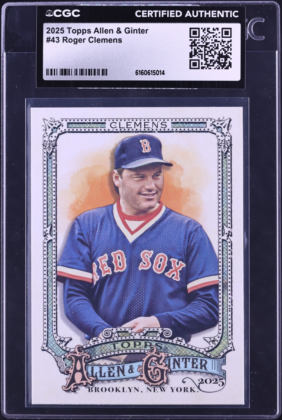 2025 Topps Allen & Ginter Roger Clemens #43 CGC AUTH