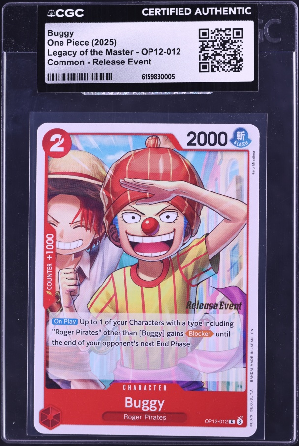 2025 One Piece 2nd Anniversary Set Leader Buggy #OP09-042 PSA 10