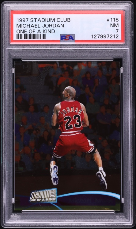 1997 Stadium Club One Of A Kind Michael Jordan /150 #118 PSA 7 NRMT