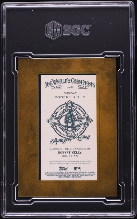 2024 Topps Allen & Ginter Framed Mini Robert Kelly AUTO #MA-RK SGC 9 MINT