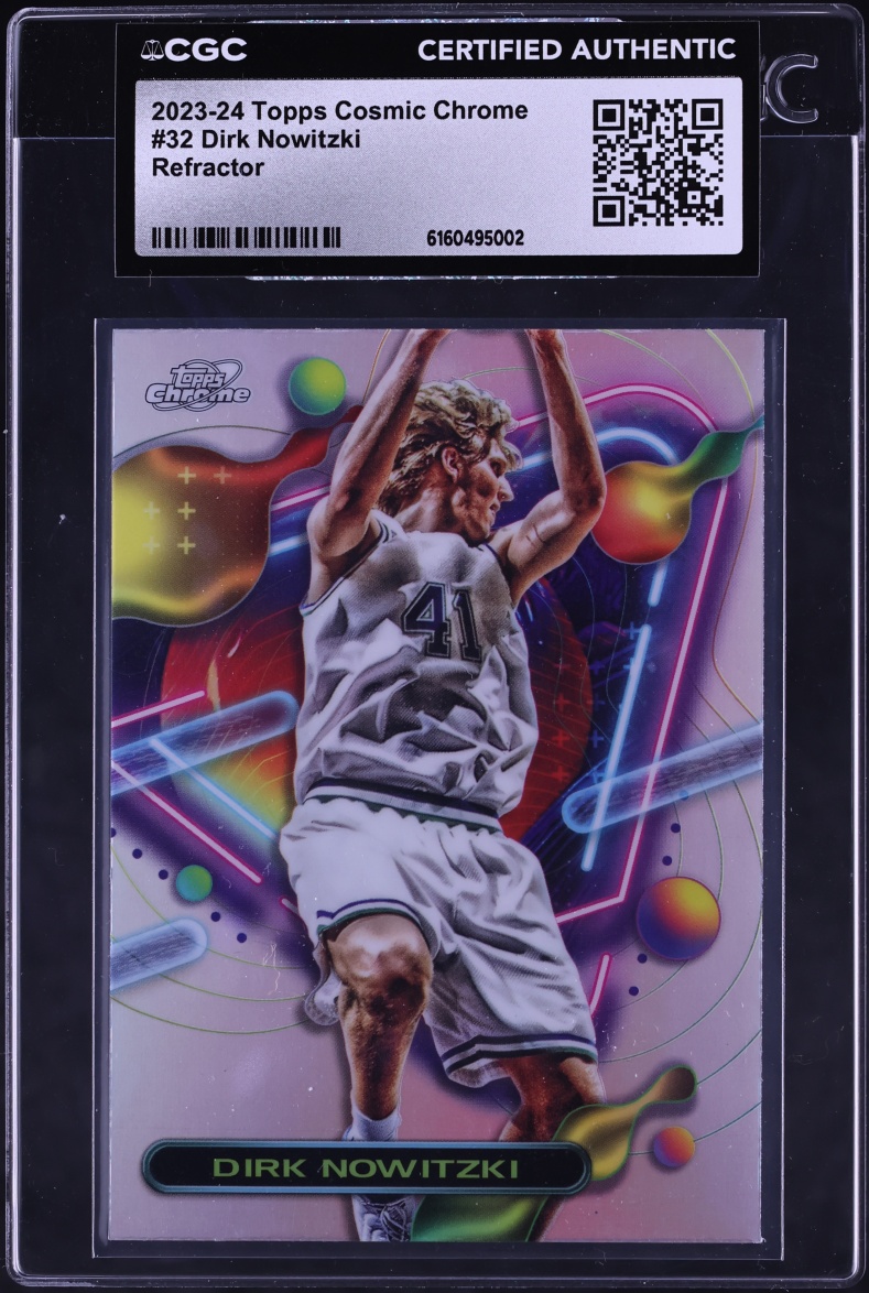 2023 Topps Chrome Cosmic Refractor Dirk Nowitzki #32 CGC AUTH