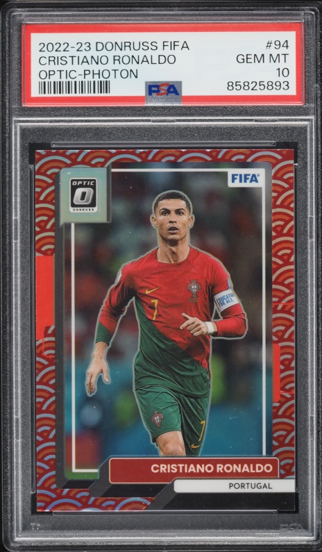 2022 Panini FIFA World Cup Stickers Blue Border Cristiano Ronaldo