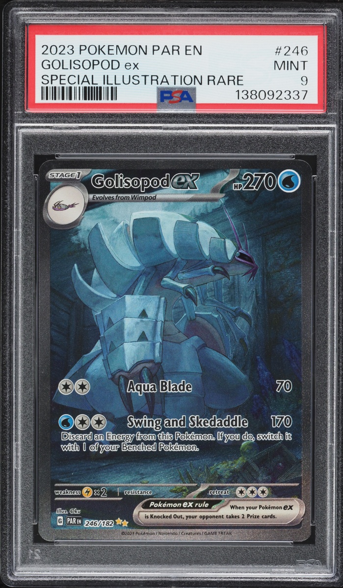 2023 Pokemon Scarlet & Violet Paradox Rift SIR Golisopod EX #246 PSA 9 MINT