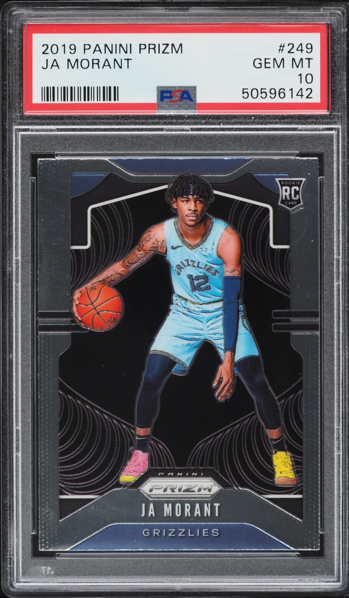 2019 Panini Prizm Ja Morant ROOKIE #249 PSA 10 GEM MINT