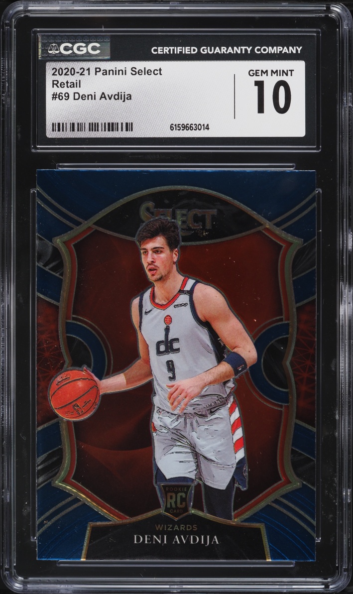 2020 Select Concourse Retail Deni Avdija ROOKIE #69 CGC 10 GEM MINT