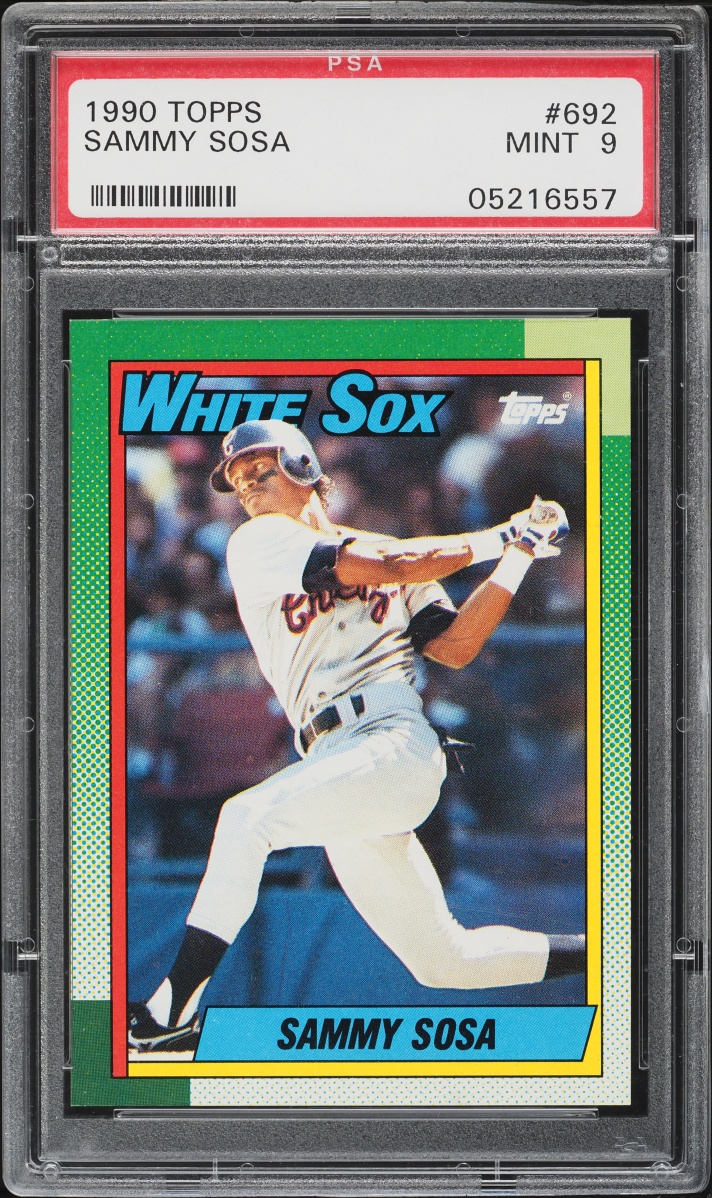 1990 Topps Sammy Sosa ROOKIE #692 PSA 9 MINT