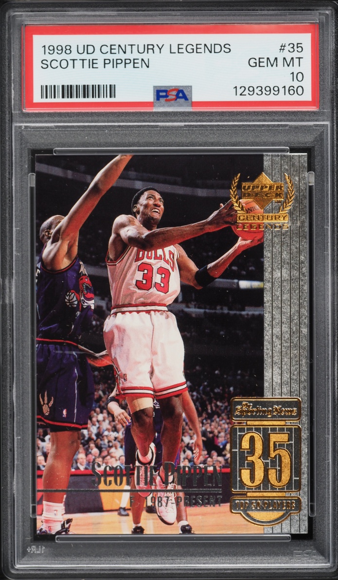1998 Upper Deck Century Legends Scottie Pippen #35 PSA 10 GEM MINT