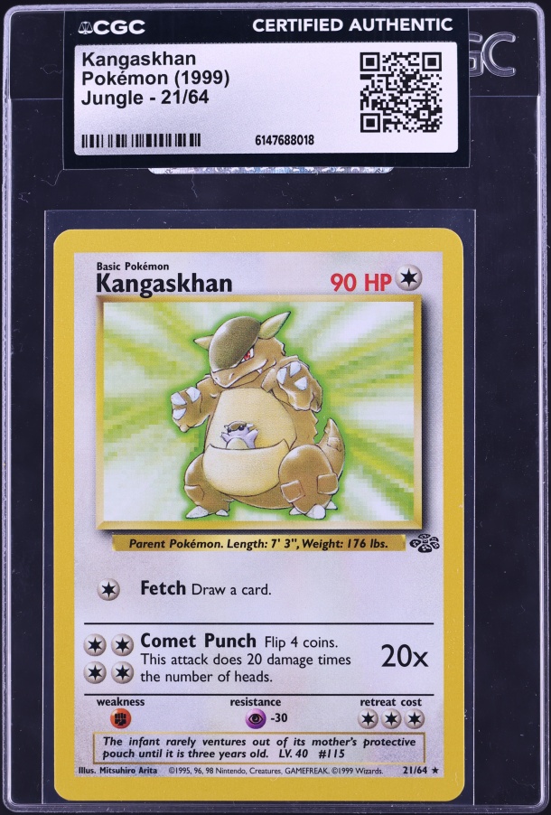 2023 Pokemon Japanese TCG Classic Collection Holo Kangaskhan #17 CGC 10 GEM  MINT on Fanatics Collect