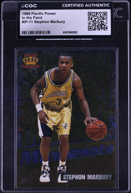 1996 Topps Chrome Stephon Marbury ROOKIE #177 PSA 10 GEM MINT on