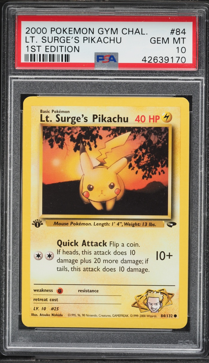 Lt. Surge's Pikachu