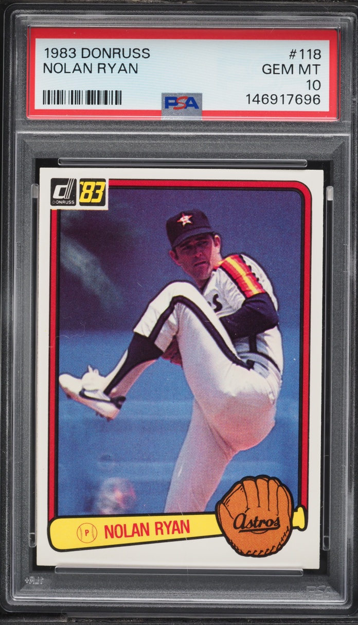 1983 Donruss Nolan Ryan #118 PSA 10 GEM MINT