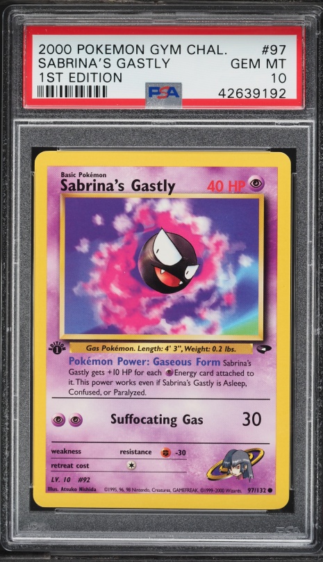 floragato pokemon card Gastly 68/214 SM Unbroken Bonds Reverse Holo Common Pokemon Card TCG –  Kawaii Collector main image 0