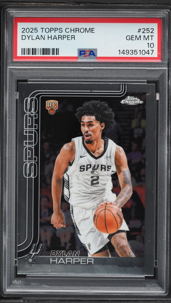 2025 Topps Chrome Dylan Harper ROOKIE #252 PSA 10 GEM MINT