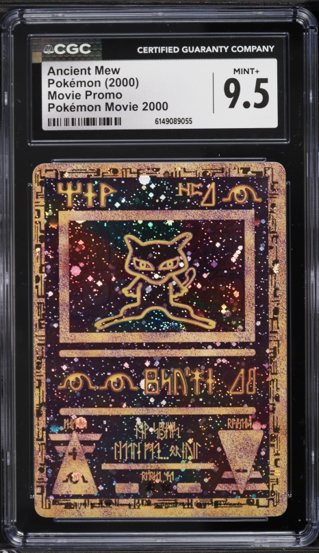 2000 Pokemon Movie Promo Ancient Mew CGC 9 MINT on Fanatics Collect