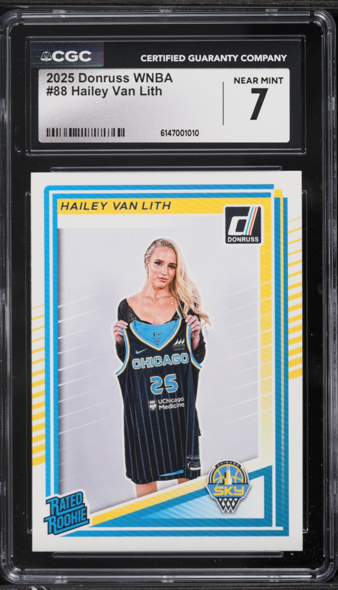 2025 Donruss WNBA Hailey Van Lith ROOKIE #88 CGC 7 NRMT