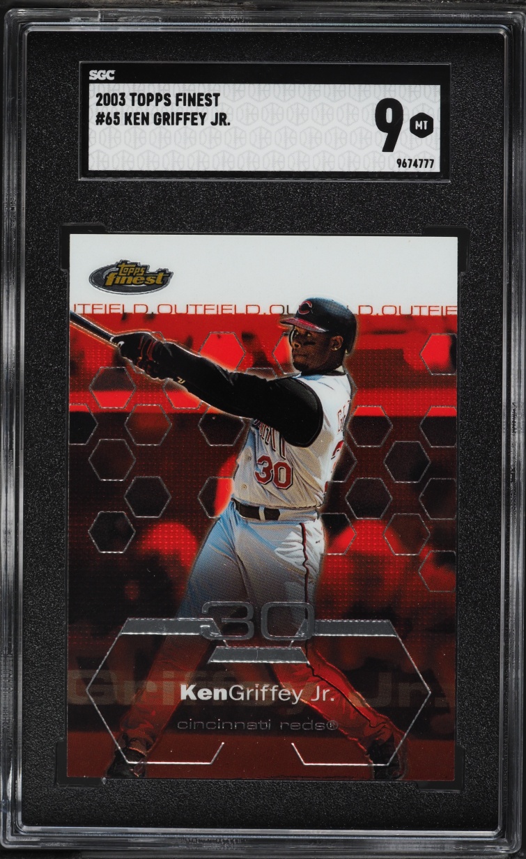 2003 Finest Ken Griffey Jr. #65 SGC 9 MINT